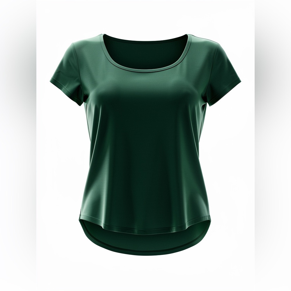 Piphany Dark Green Short Sleeve Top
